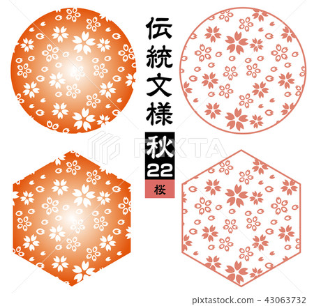 櫻桃圖案,櫻桃圖案,日本模式|背景材料:無縫傳統圖案|季節性圖像顏色 櫻桃圖案,櫻桃圖案,日本模式|背景材料:無縫傳統圖案|季節性圖像顏色 43063732