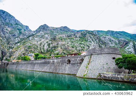 fortress in kotor bay in montenegro. 43063962