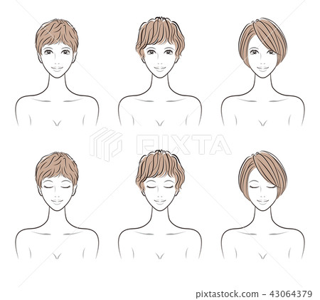 髮型插圖 髮型插圖 43064379