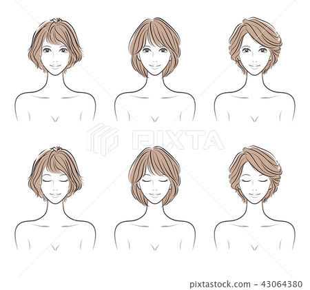 髮型插圖 髮型插圖 43064380