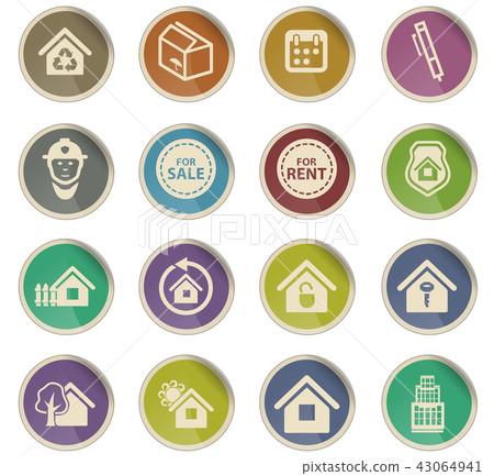 real estate icon set real estate icon set 43064941