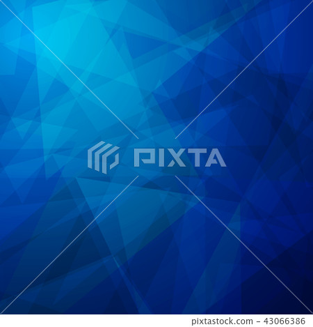 Abstract blue low poly triangle background - Stock Illustration ...
