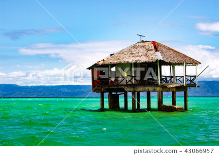 Philippines, Negros Island - Feb 05, 2018: Manjuyod White Sandbar Philippines, Negros Island - Feb 05, 2018: Manjuyod White Sandbar 43066957