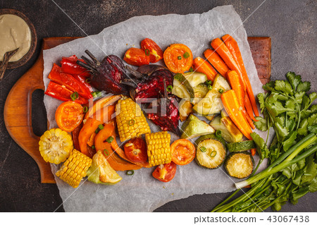 Baked vegetables 43067438