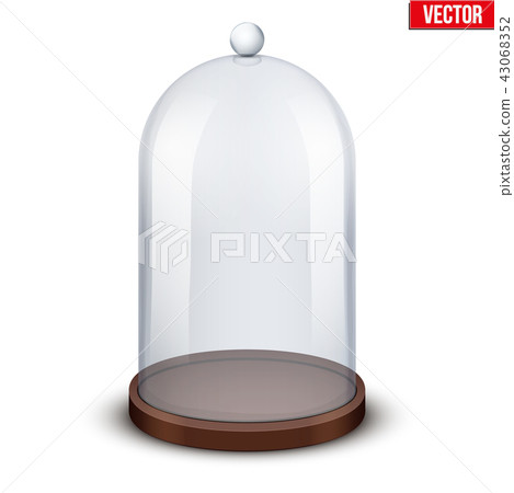 Glass dome on white background - Stock Illustration [43068352] - PIXTA