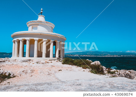 Lighthouse of St. Theodore at Argostoli against clear blu sky. Kefalonia island. Greece Lighthouse of St. Theodore at Argostoli against clear blu sky. Kefalonia island. Greece 43069074
