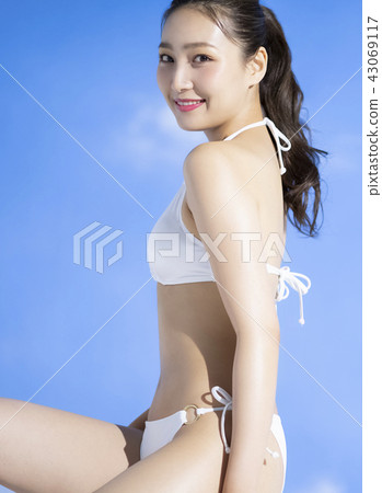 Swimwear female portrait Swimwear female portrait 43069117