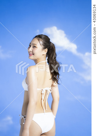 Swimwear female portrait Swimwear female portrait 43069134