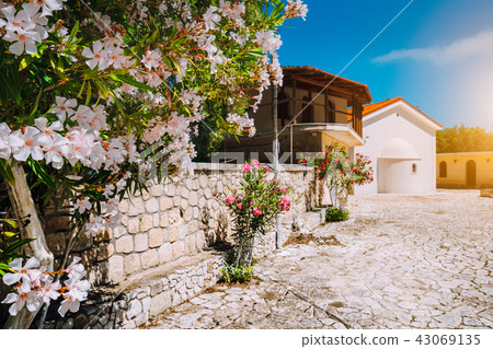 Monastery of Kipoureon Landmark on Kefalonia island, Greece 43069135