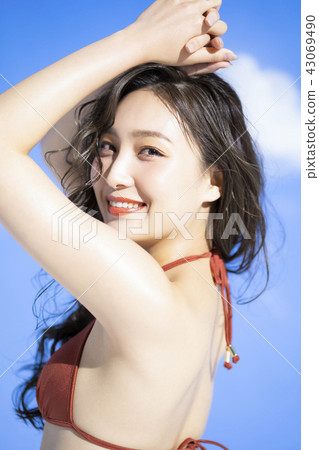 Swimwear female portrait Swimwear female portrait 43069490