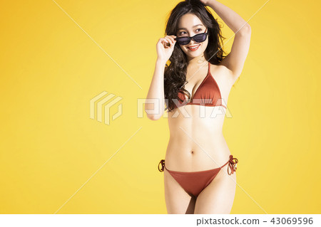 Swimwear female portrait 43069596