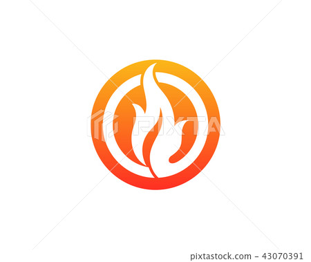 Fire flame vector illustration 43070391