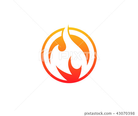 Fire flame vector illustration 43070398