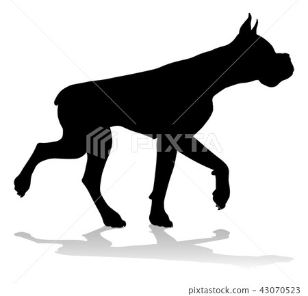 Dog Silhouette Pet Animal 43070523