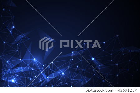 Abstract futuristic molecule technology concept Abstract futuristic molecule technology concept 43071217