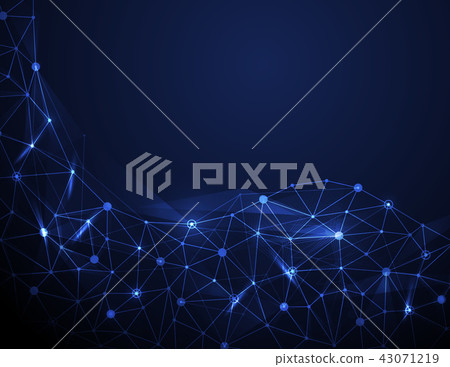 Abstract futuristic molecule technology concept Abstract futuristic molecule technology concept 43071219