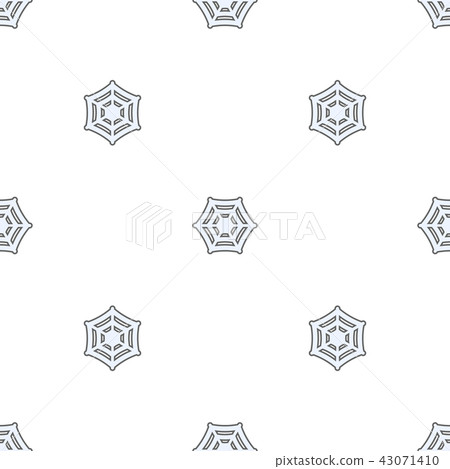 Spider cobweb elements seamless pattern Spider cobweb elements seamless pattern 43071410