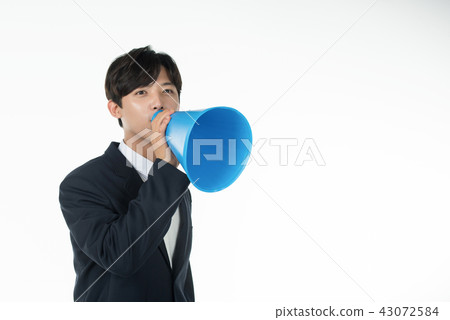 People, people, high school students, megaphones 43072584
