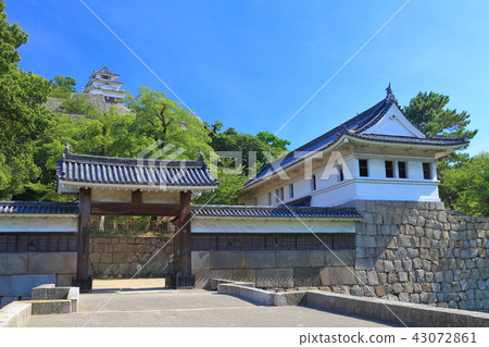 Marugame城堡主要門和城堡塔 43072861