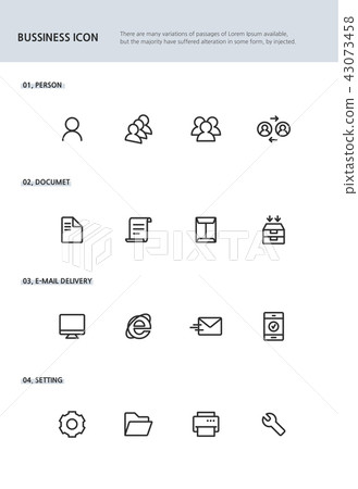 Line Icon Business 1 Line Icon Business 1 43073458