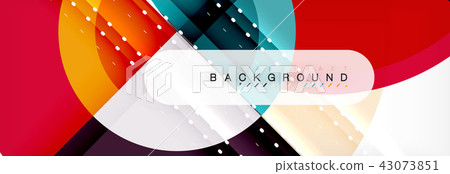 Vector circular abstract background 43073851
