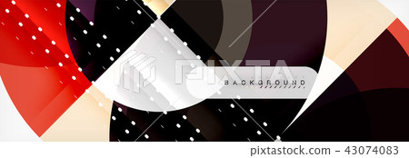 Vector circular geometric abstract background Vector circular geometric abstract background 43074083