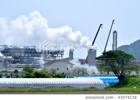 山川地熱發電站Hajimedake山腳風景清潔能源可再生能源鹿兒島縣指宿市 43074138