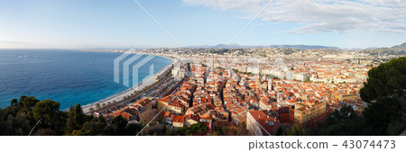 High resolution panorama of Nice 43074473