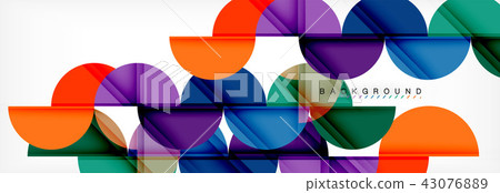 Modern geometrical abstract background - circles. Business or technology presentation design Modern geometrical abstract background - circles. Business or technology presentation design 43076889
