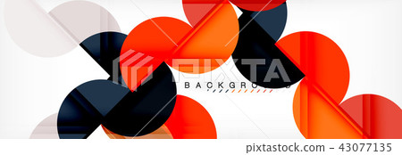 Circle abstract background, geometric illustration Circle abstract background, geometric illustration 43077135