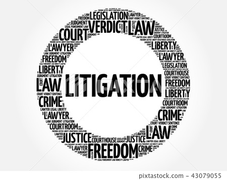 Litigation word cloud 43079055