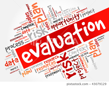 Evaluation word cloud collage 43079129