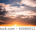 Light in the evening. Beauty and Color of the sky  43080912