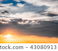 Light in the evening. Beauty and Color of the sky  43080913