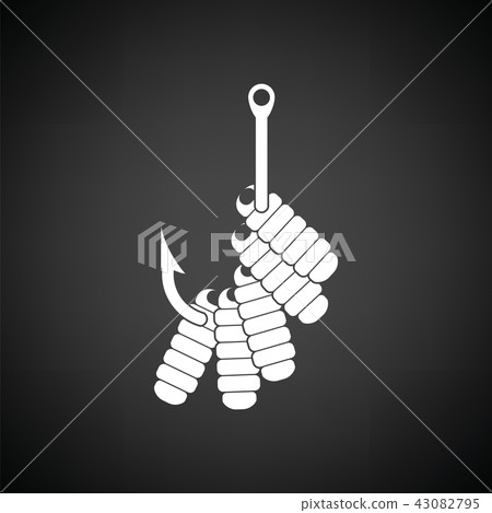 Icon of worm on hook Icon of worm on hook 43082795