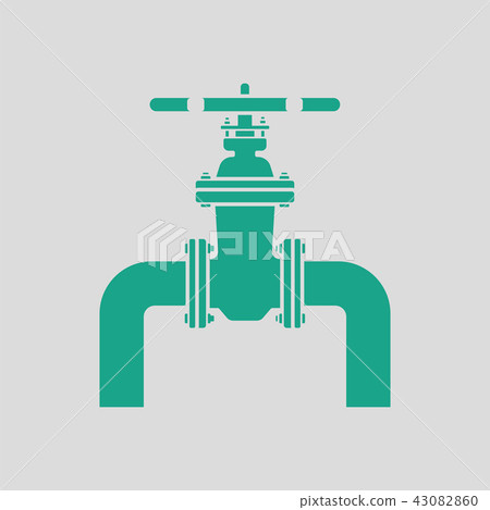 Icon of Pipe with valve Icon of Pipe with valve 43082860