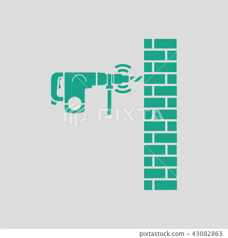 Icon of perforator drilling wall 43082863