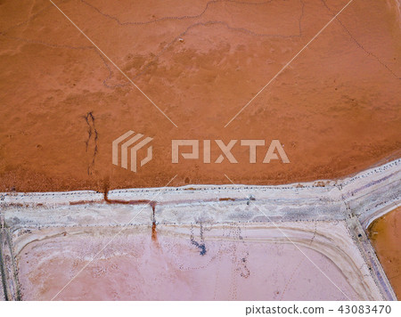 Pink salt lake 43083470