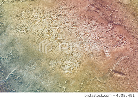 salt crystals on dried clay salt crystals on dried clay 43083491