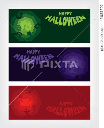 halloween party roughen silhouette banner 43083792