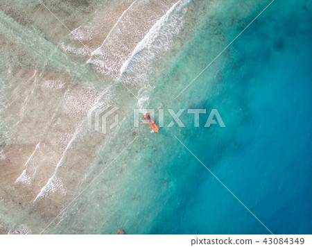 Aerial view of Perhentian Island, Malaysia. 43084349
