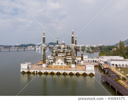 Crystal Mosque in Kuala Terengganu, Malaysia. Crystal Mosque in Kuala Terengganu, Malaysia. 43084375