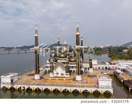 Crystal Mosque in Kuala Terengganu, Malaysia. Crystal Mosque in Kuala Terengganu, Malaysia. 43084376