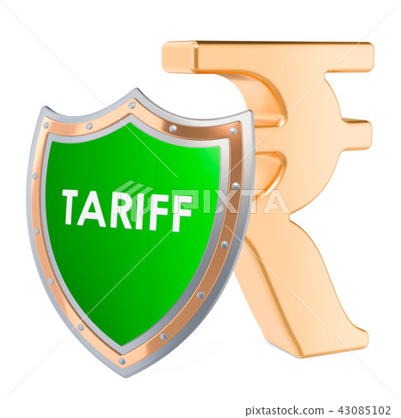 Protective tariffs for rupee concept 43085102
