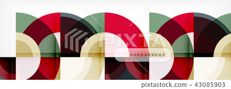 Vector circular abstract background Vector circular abstract background 43085903