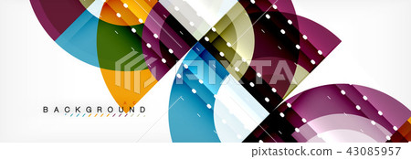 Vector circle abstract background 43085957