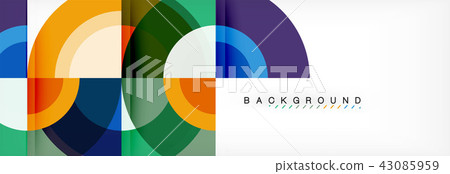 Vector circular geometric abstract background Vector circular geometric abstract background 43085959