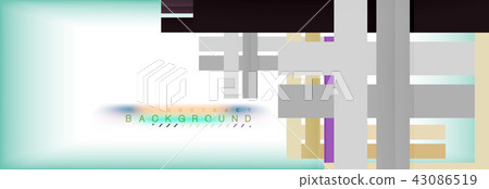 Line abstract background, vector modern template 43086519
