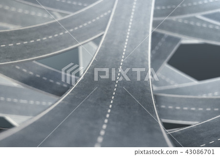 Tangled roads and highways in a chaotic. The concept of an intricate road that has no end and no 43086701
