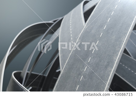 Tangled roads and highways in a chaotic. The concept of an intricate road that has no end and no 43086715